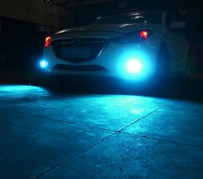 Alla Lighting 3800lm 899 880 LED Fog Light Bulbs, Super Bright PG13 Base 884 885 887 893 H27 H32, ETI 56-SMD (8000K Ice Blue) - Image 2